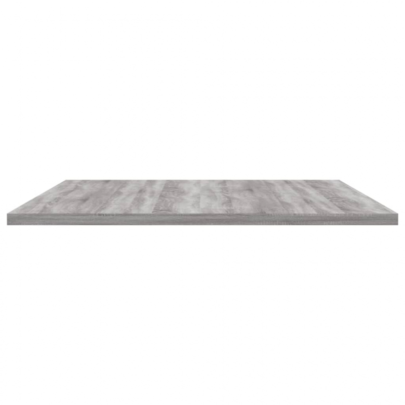 Wandregale 4 Stk. Grau Sonoma 80x50x1,5 cm Holzwerkstoff