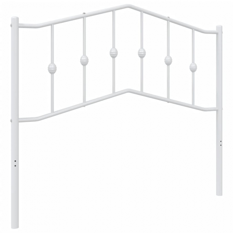 Kopfteil Metall Weiß 107 cm