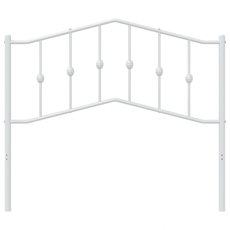Kopfteil Metall Weiß 107 cm