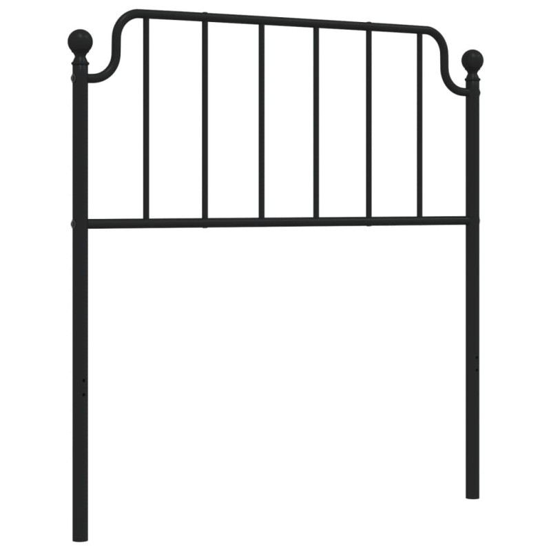 Kopfteil Metall Schwarz 90 cm
