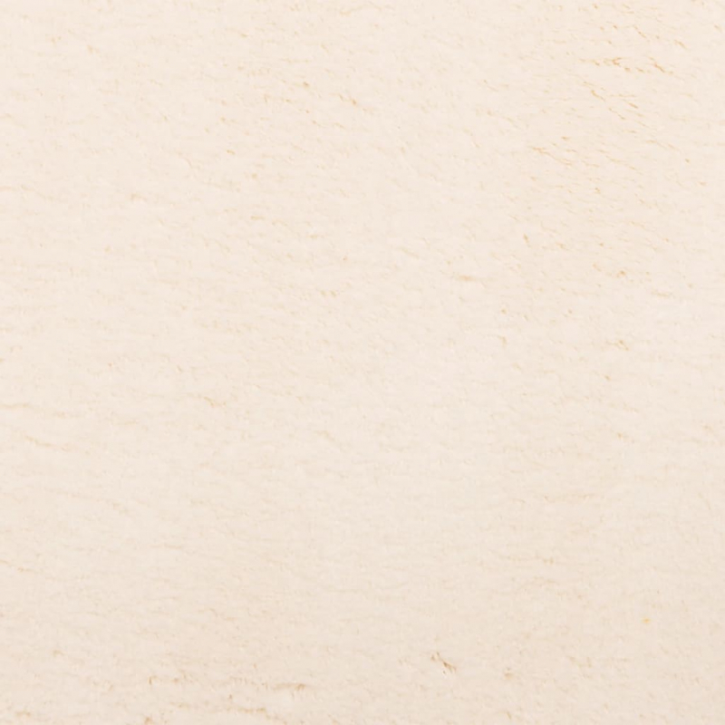Teppich HUARTE Kurzflor Weich und Waschbar Beige 80x150 cm