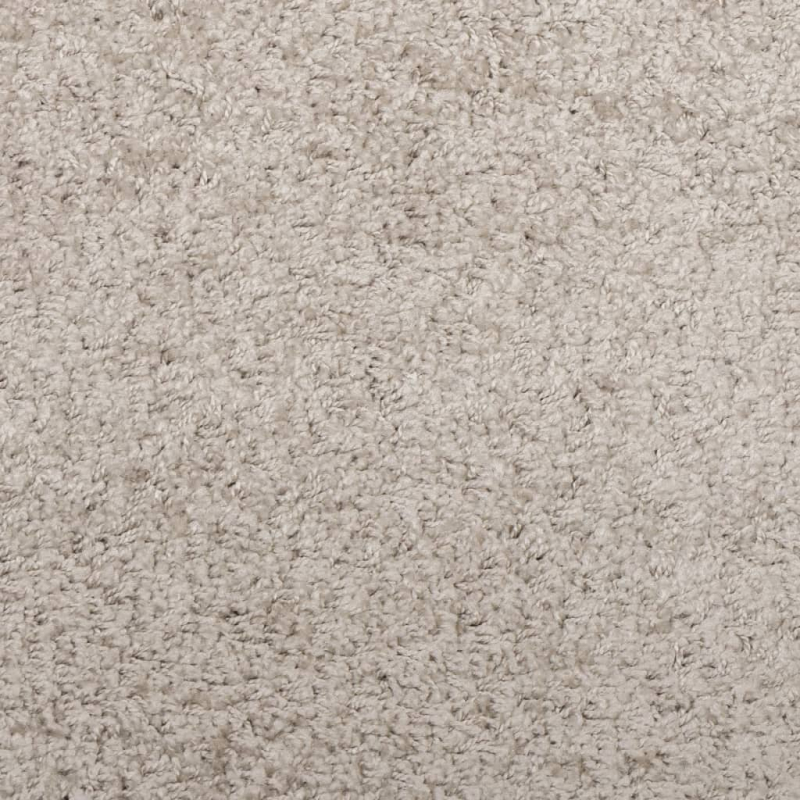 Shaggy-Teppich PAMPLONA Hochflor Modern Beige 80x150 cm