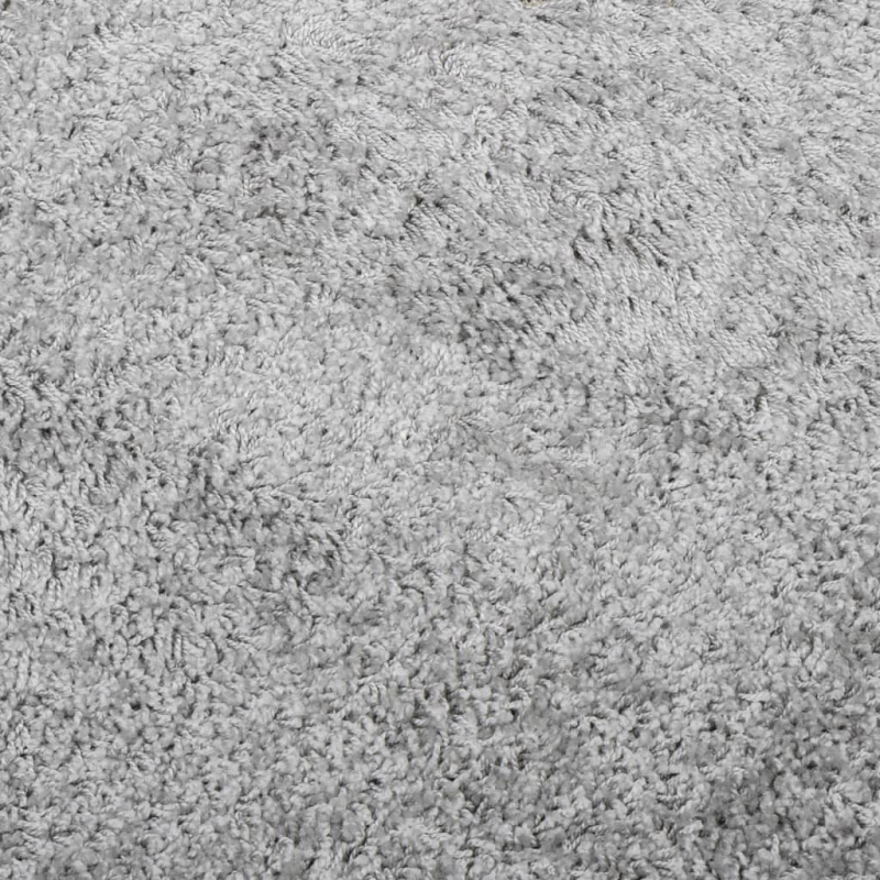 Shaggy-Teppich PAMPLONA Hochflor Modern Grau 80x150 cm