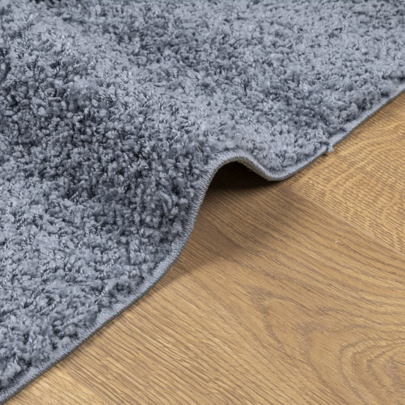 Teppich Shaggy Hochflor Modern Blau 200x280 cm