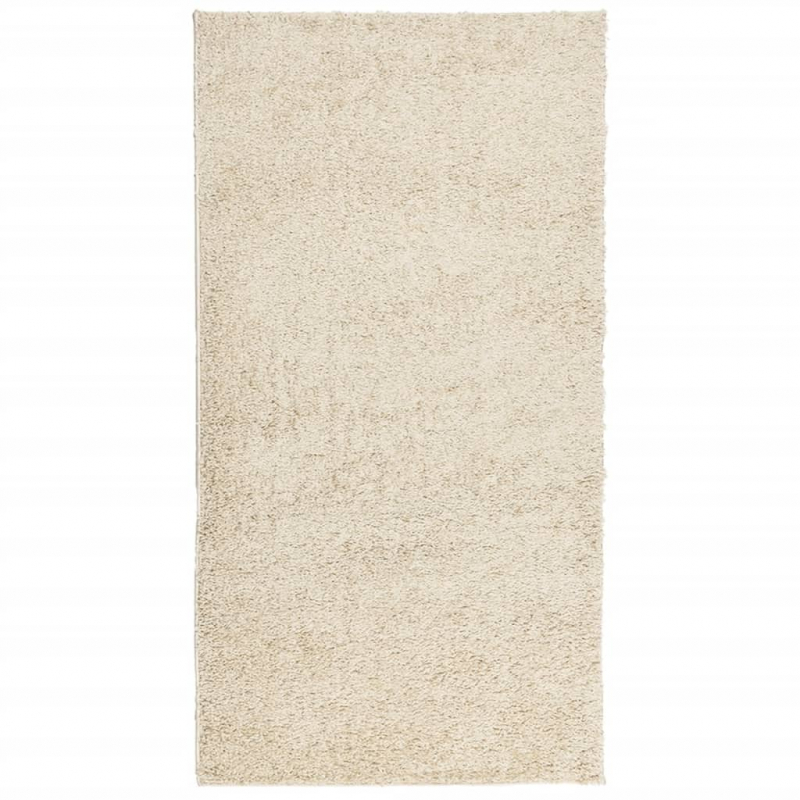 Teppich Shaggy Hochflor Modern Golden 80x150 cm