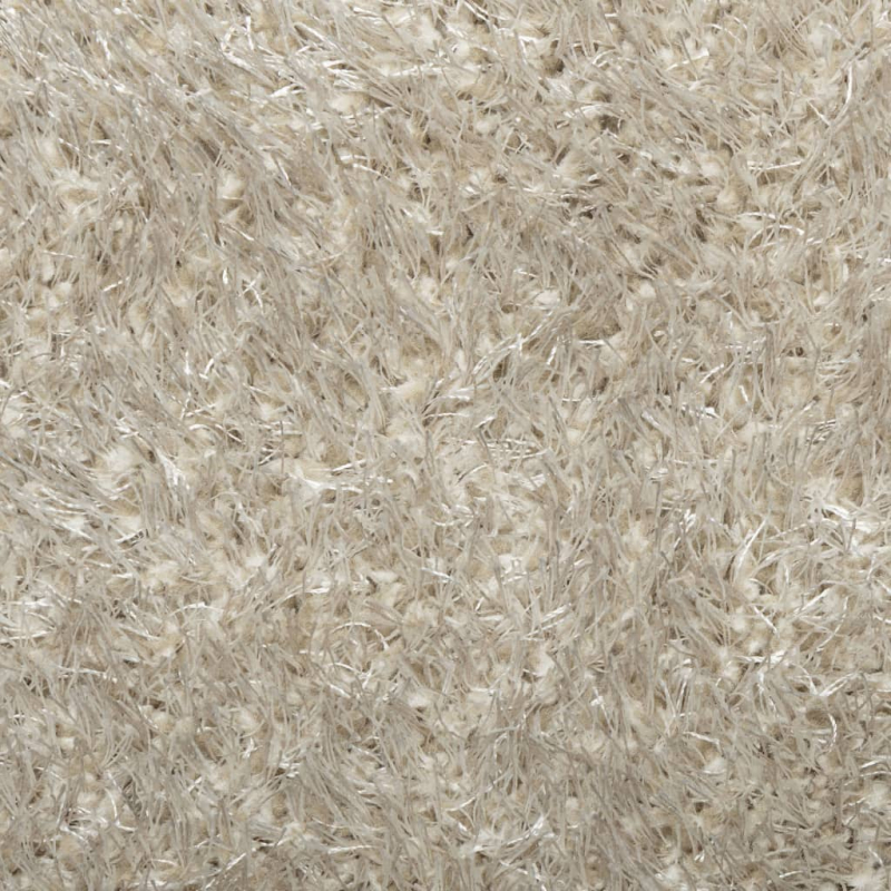 Teppich ISTAN Hochflor Glänzend Beige 140x200 cm