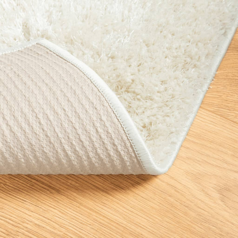 Teppich ISTAN Hochflor Glänzend Creme 200x280 cm