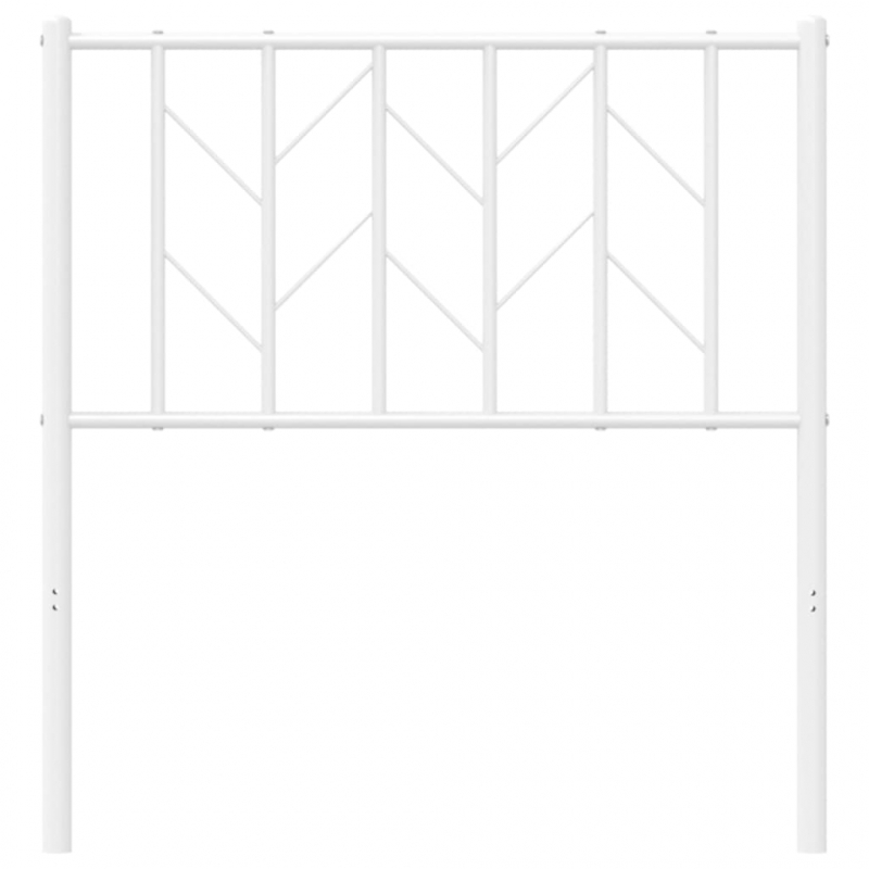 Kopfteil Metall Weiß 80 cm