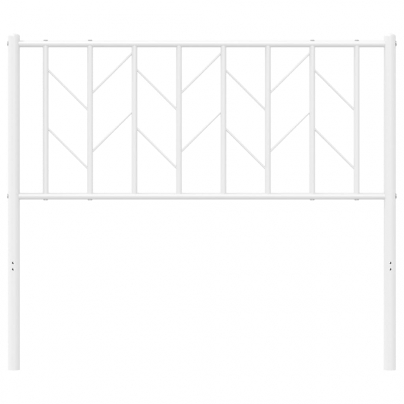 Kopfteil Metall Weiß 100 cm