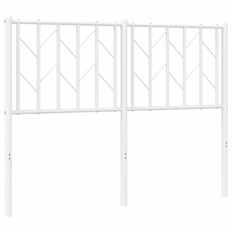 Kopfteil Metall Weiß 120 cm