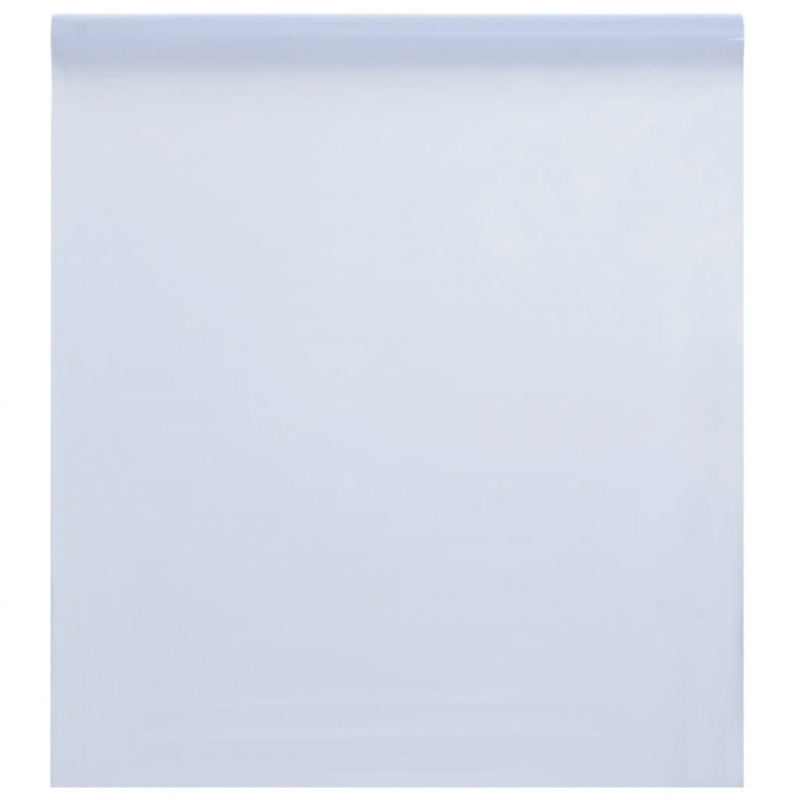 Fensterfolien 3 Stk. Statisch Matt Transparent Weiß PVC