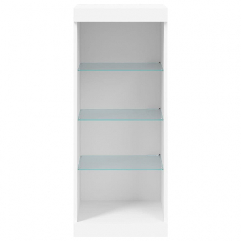 Sideboard mit LED-Beleuchtung Weiß 41x37x100 cm