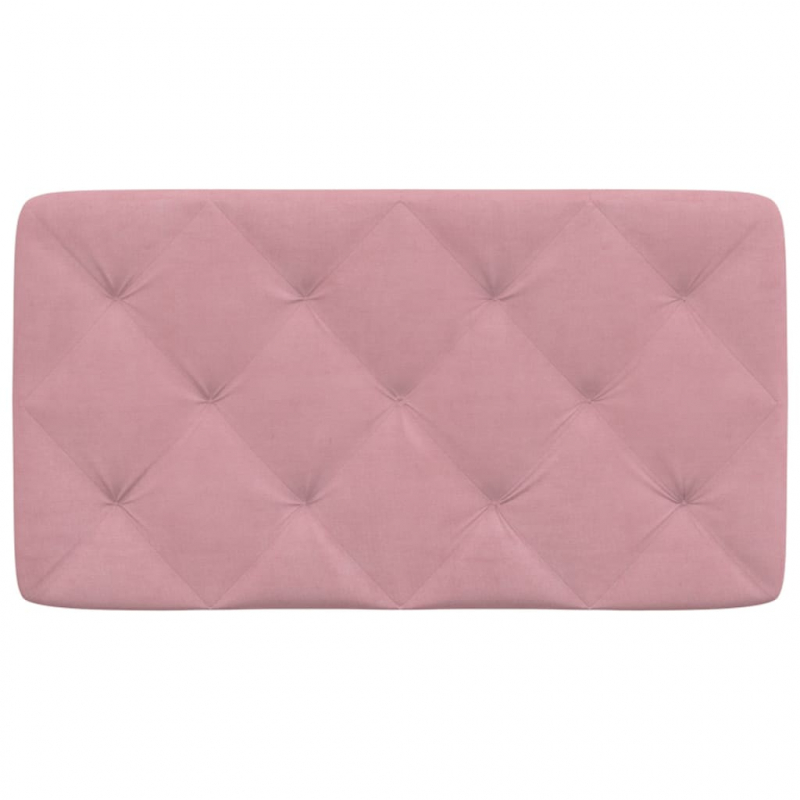 Kopfteil-Kissen Rosa 90 cm Samt