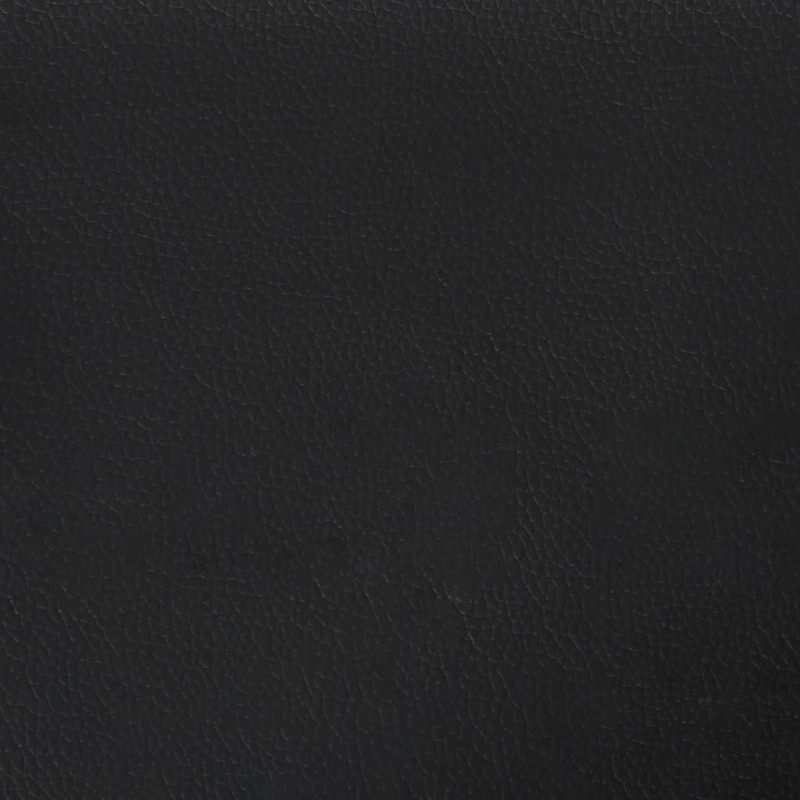 Kopfteil-Kissen Weiß und Schwarz 200 cm Kunstleder