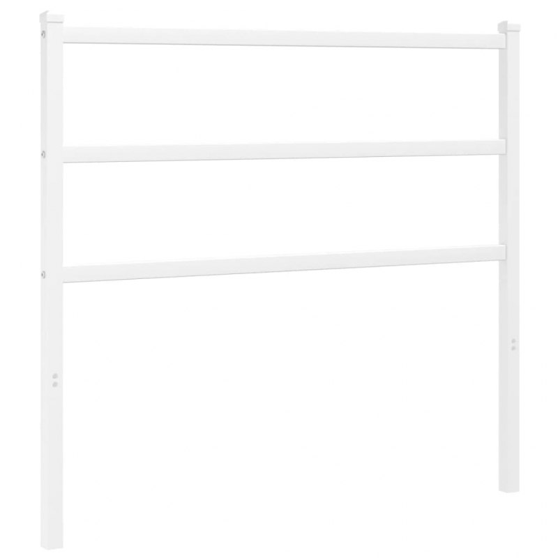 Kopfteil Metall Weiß 107 cm