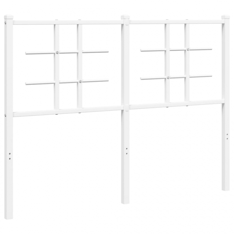 Kopfteil Metall Weiß 120 cm