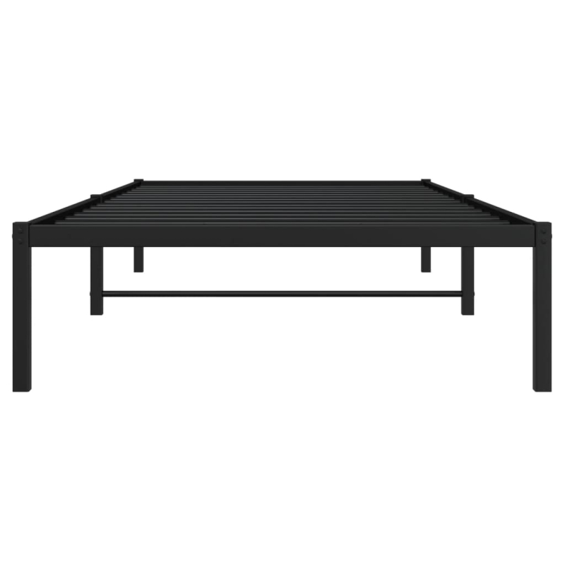 Bettgestell Metall Schwarz 107x203 cm