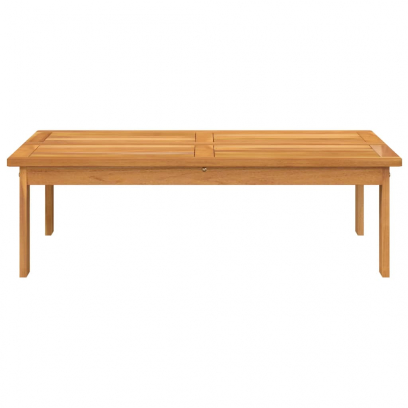 Gartentisch 100x60x30 cm Massivholz Akazie