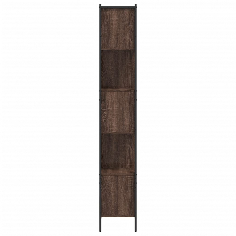 Bücherregal Braun Eichen-Optik 102x28x172 cm Holzwerkstoff