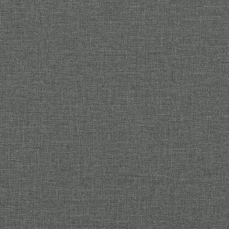 Bett mit Matratze Dunkelgrau 100x200 cm Stoff