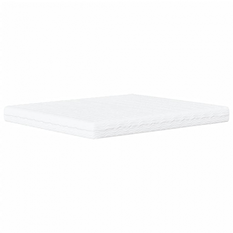 Bett mit Matratze Blau 160x200 cm Samt