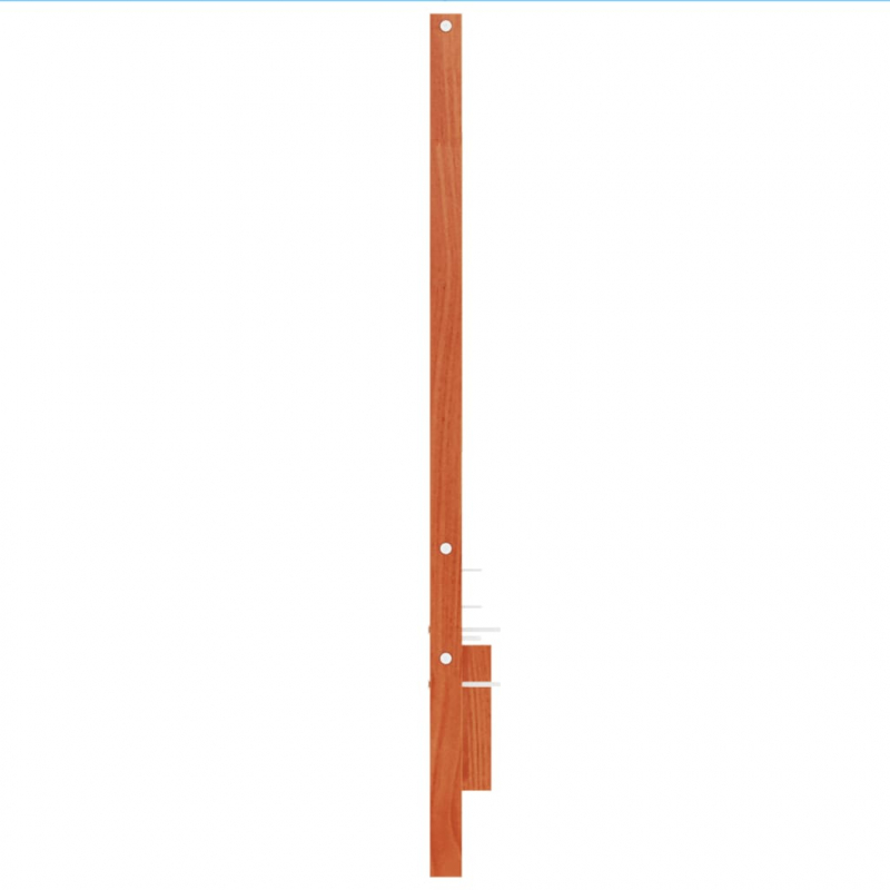 Kopfteil Wachsbraun 135 cm Massivholz Kiefer