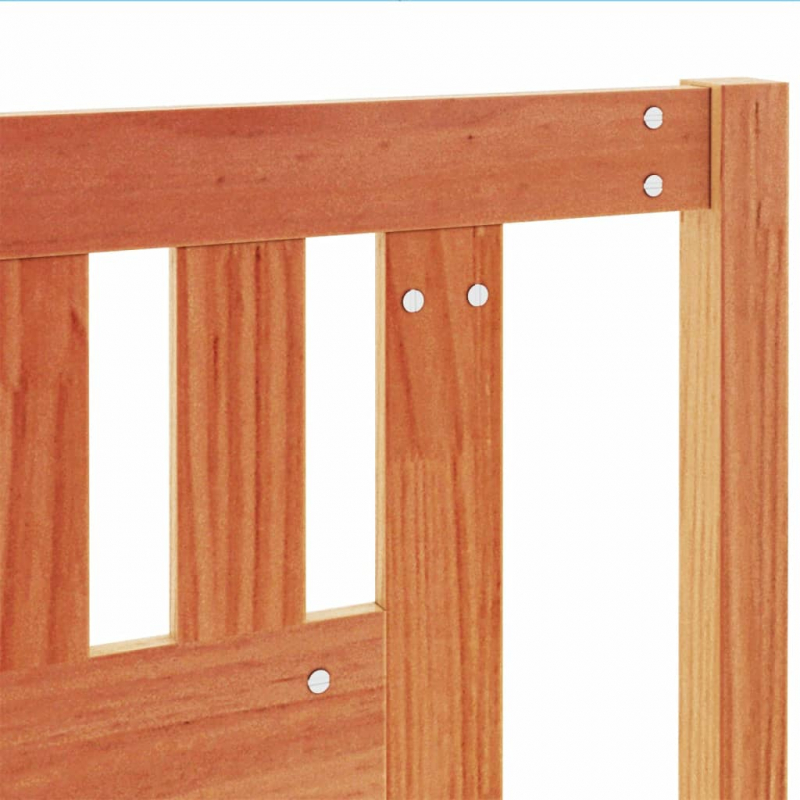 Kopfteil Wachsbraun 140 cm Massivholz Kiefer