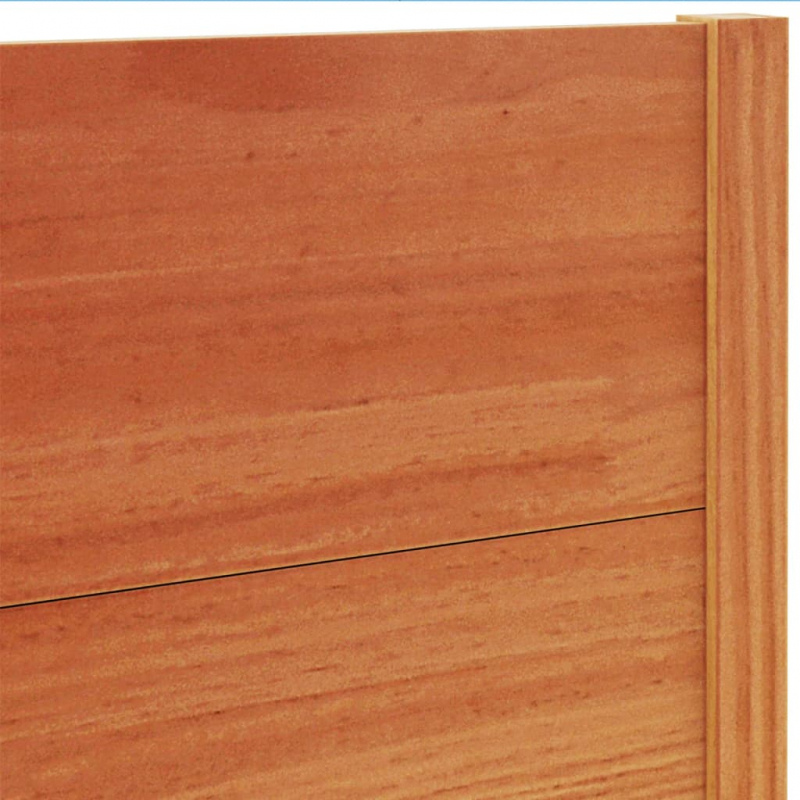 Kopfteil Wachsbraun 135 cm Massivholz Kiefer