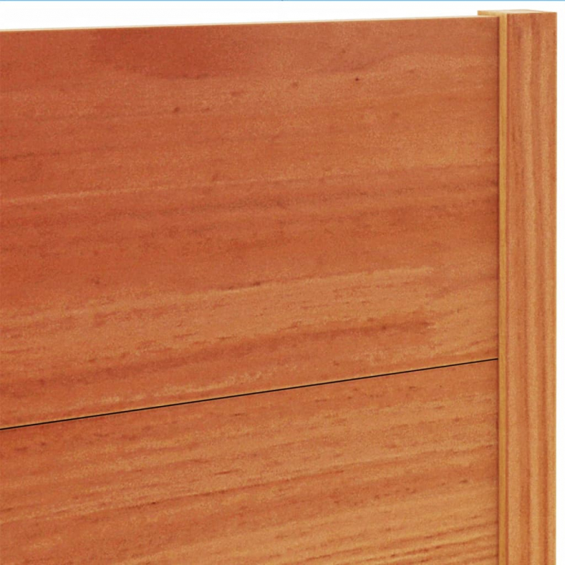 Kopfteil Wachsbraun 180 cm Massivholz Kiefer