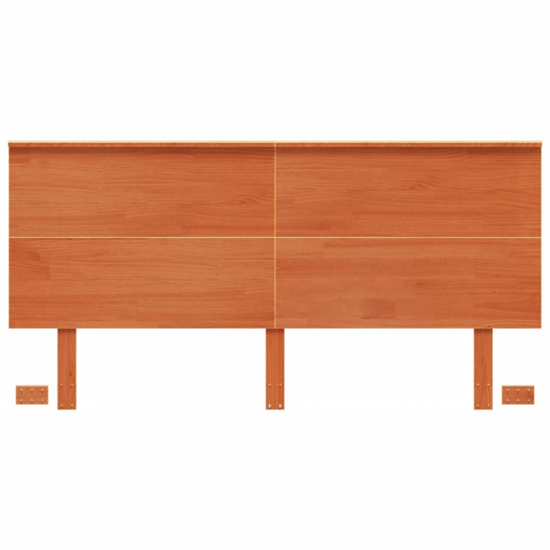 Kopfteil Wachsbraun 160 cm Massivholz Kiefer