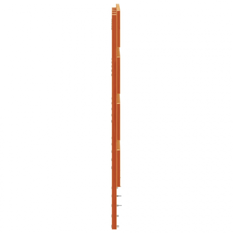 Kopfteil Wachsbraun 120 cm Massivholz Kiefer
