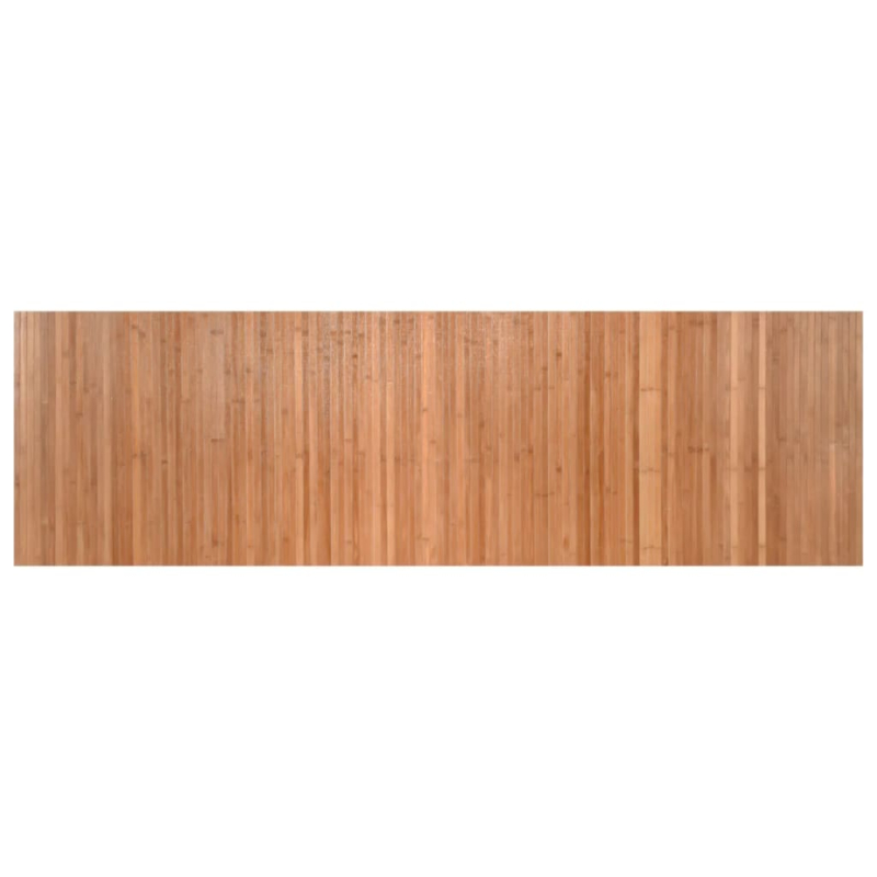 Teppich Rechteckig Natur 60x200 cm Bambus