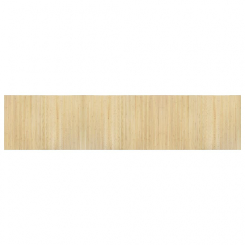 Teppich Rechteckig Hell Natur 70x300 cm Bambus