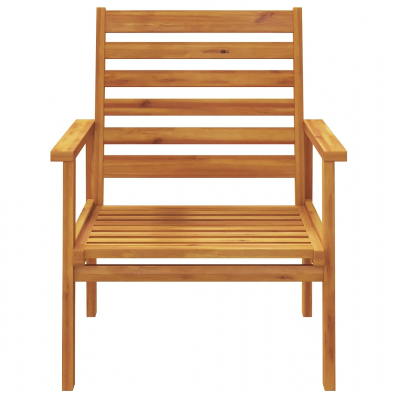 Gartensessel 2 Stk. Massivholz Akazie