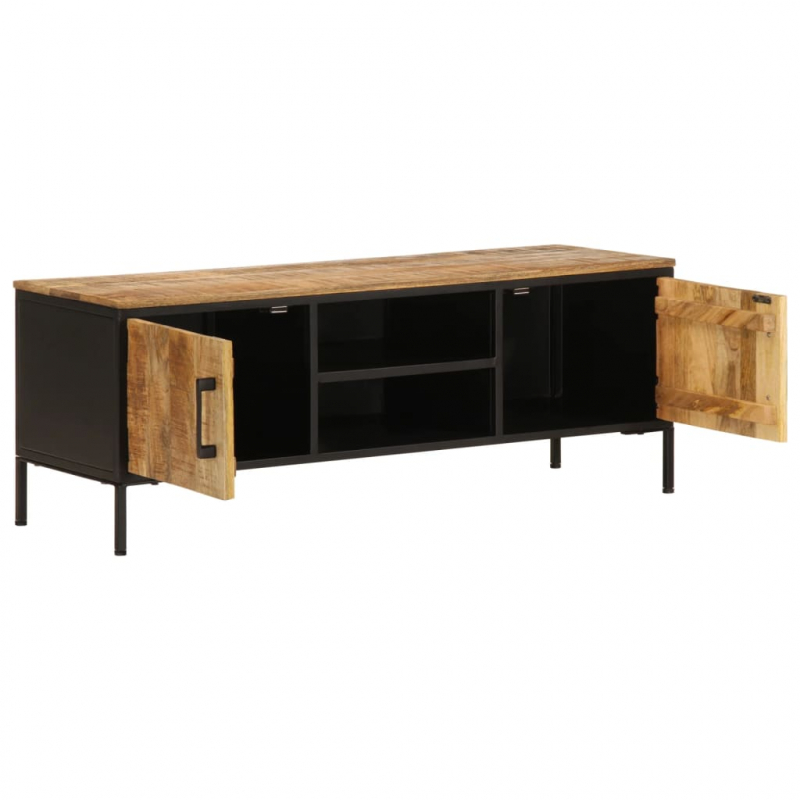 TV-Schrank 110x35x40 cm Massivholz Mango