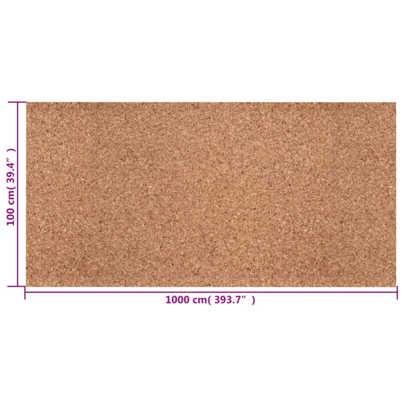 Korkrolle 100x1000 cm 8 mm