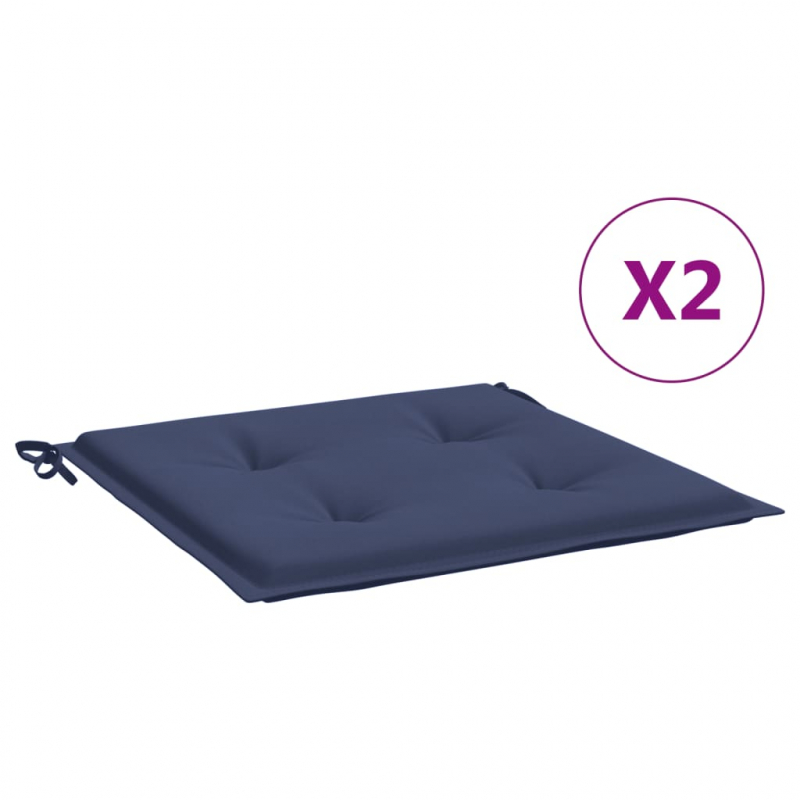 Palettenkissen 2 Stk. Marineblau 50x50x4 cm Oxford-Gewebe