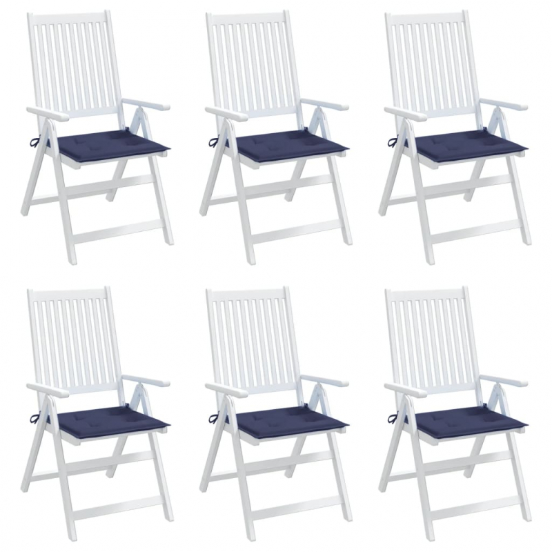 Palettenkissen 6 Stk. Marineblau 50x50x4 cm Oxford-Gewebe