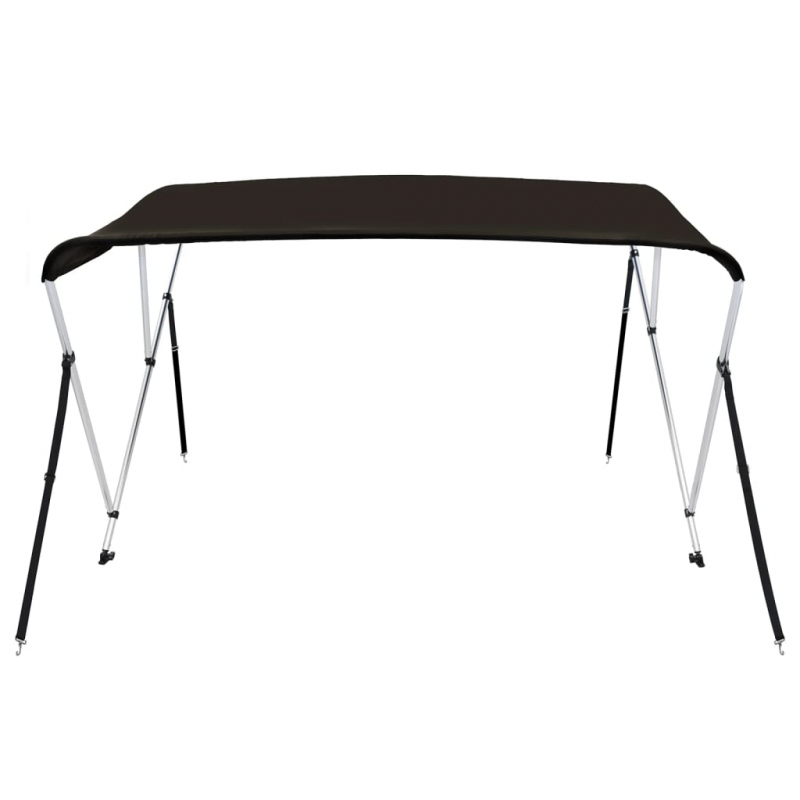 3-Bow Bimini-Top Schwarz 183x140x137 cm