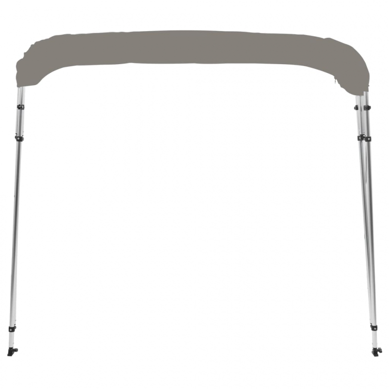 4-Bow Bimini-Top Grau 243x180x137 cm