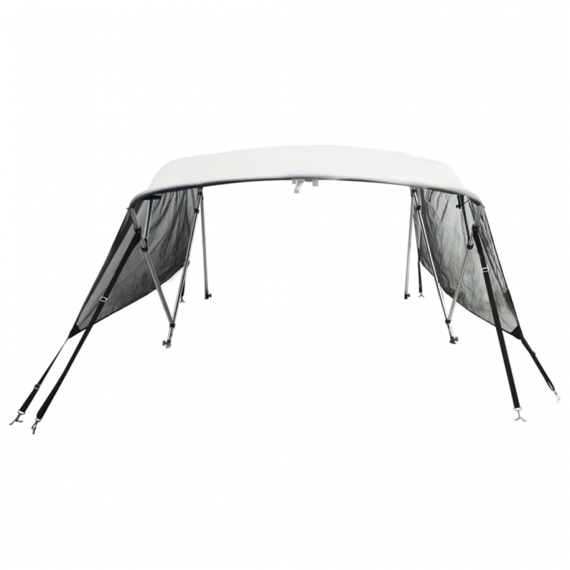 3-Bow Bimini-Top mit Mesh-Seitenteilen 183x(154-167)x137 cm