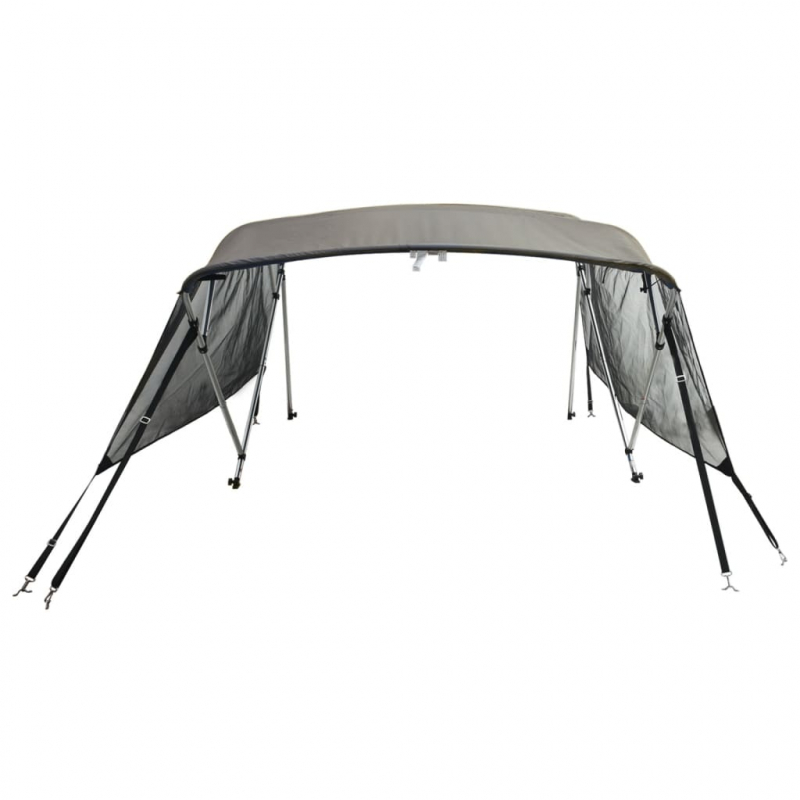 3-Bow Bimini-Top mit Mesh-Seitenteilen 183x(154-167)x137 cm