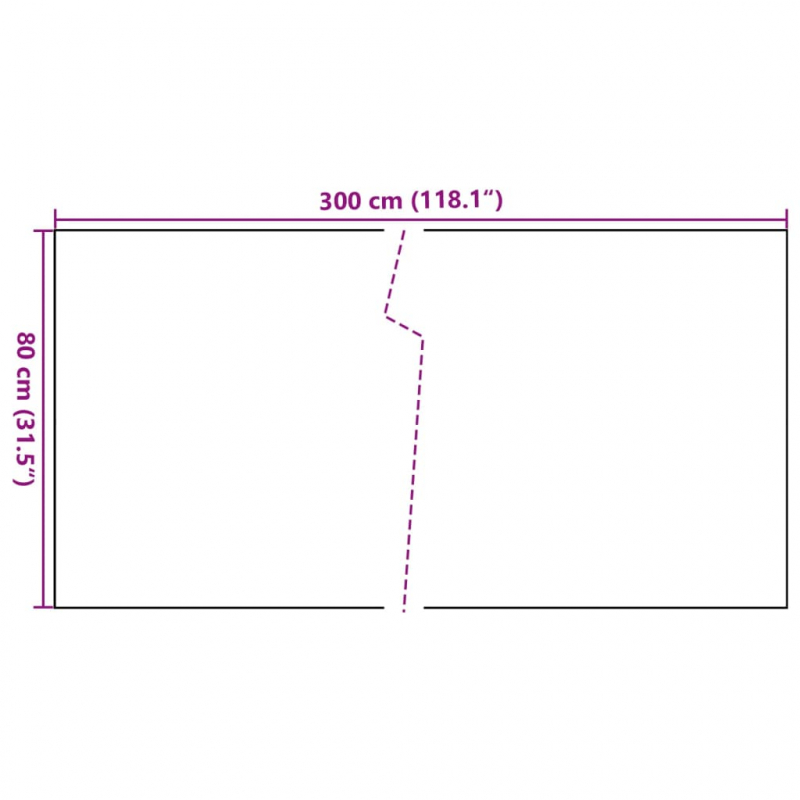 Balkon-Sichtschutz Anthrazit 300x80 cm Poly Rattan