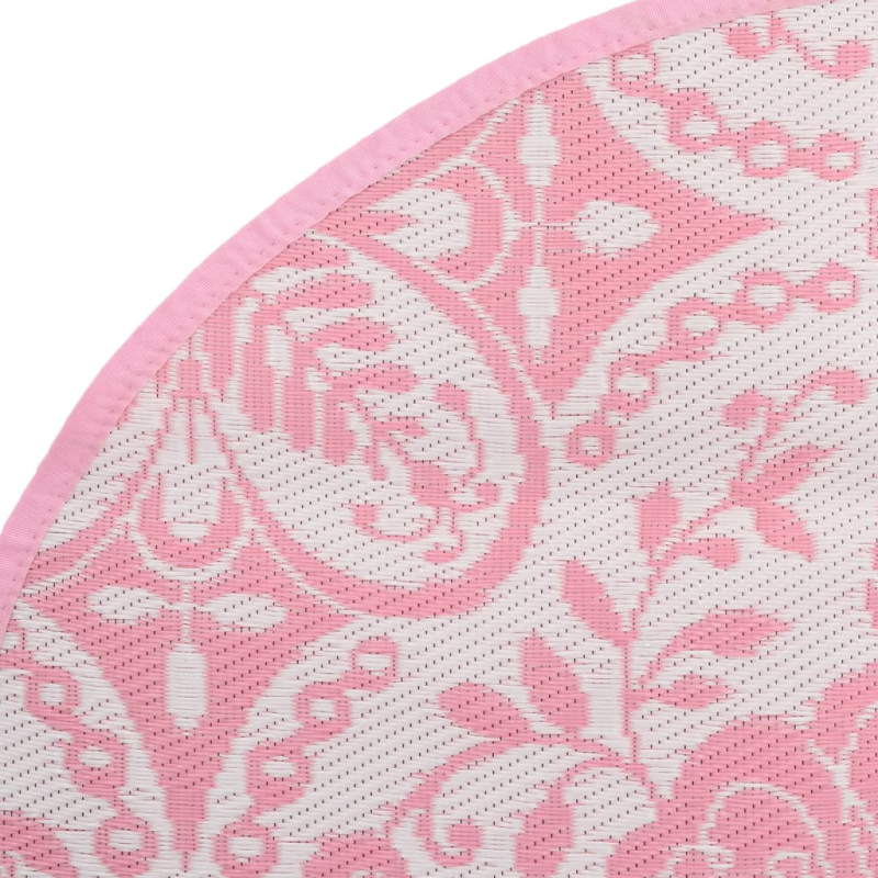 Outdoor-Teppich ARAKIL Rosa Ø120 cm PP