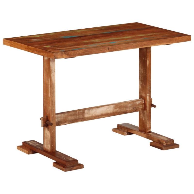 Esstisch 110x55x78 cm Altholz Massiv