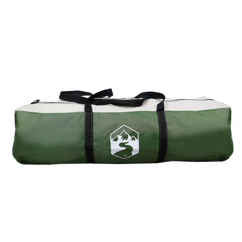 Camping-Windschutz Grün 366x152x152 cm Wasserdicht