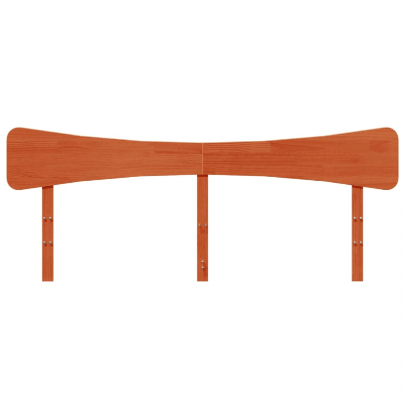 Kopfteil Wachsbraun 180 cm Massivholz Kiefer