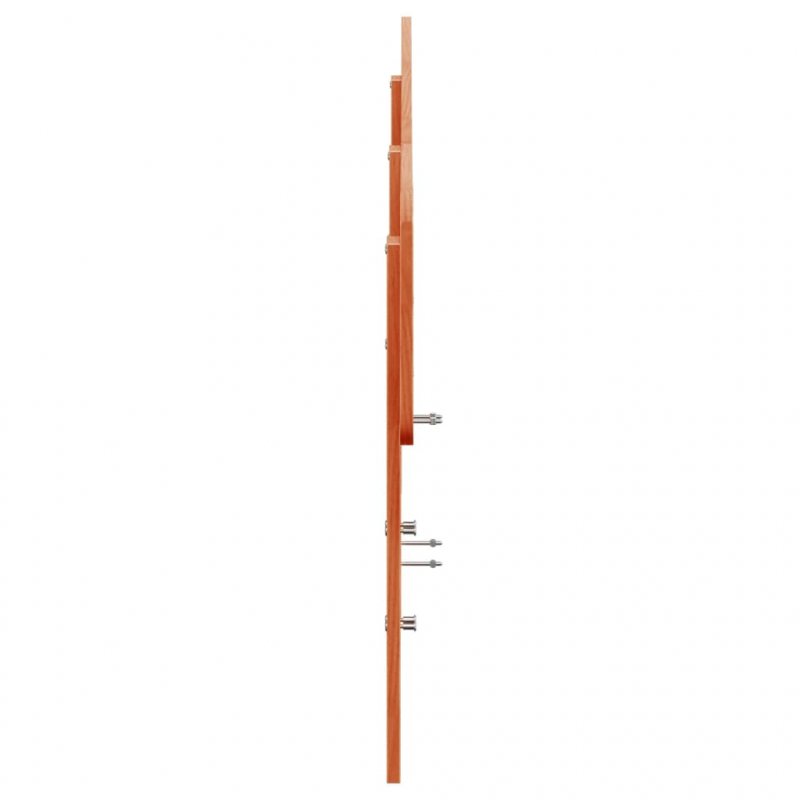 Kopfteil Wachsbraun 180 cm Massivholz Kiefer