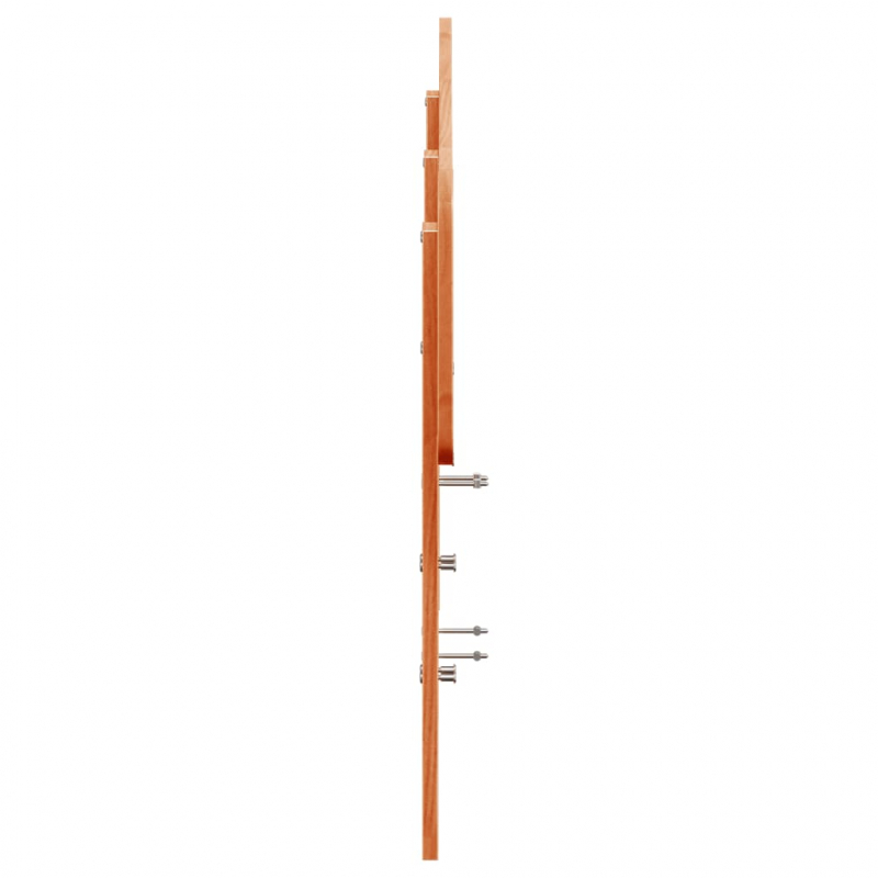 Kopfteil Wachsbraun 160 cm Massivholz Kiefer
