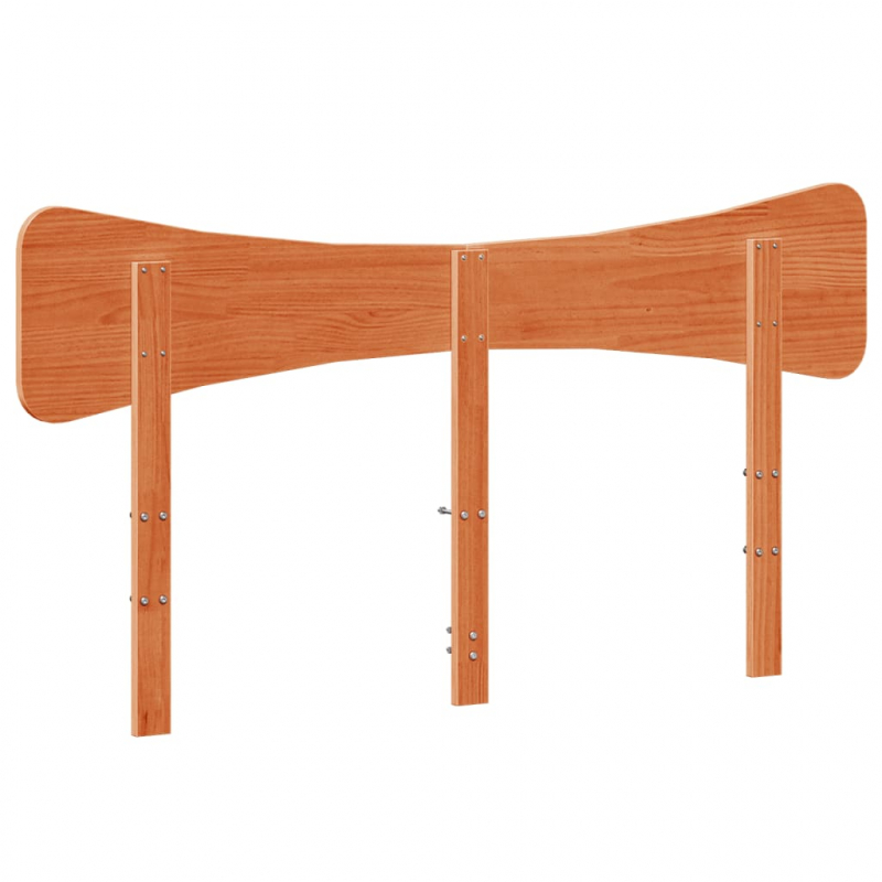 Kopfteil Wachsbraun 150 cm Massivholz Kiefer